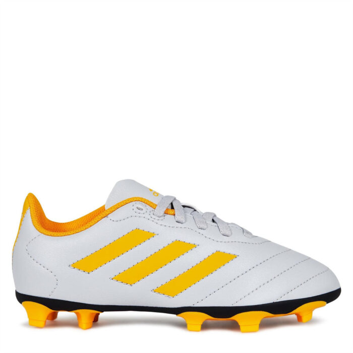 adidas Goletto Viii Junior Firm Ground Football Boots – Grey/Orange - Image 7