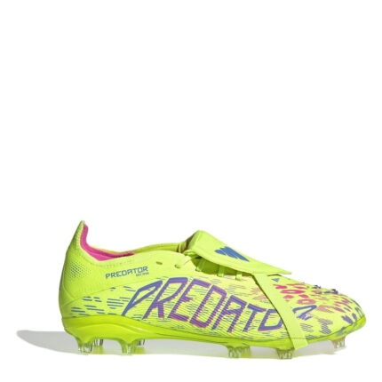 adidas Predator Junior Firm Ground Football Boots – Yellow/Pink