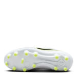 Nike Tiempo Legend 10 Junior Firm Ground Football Boots – Silver/Volt – view 3