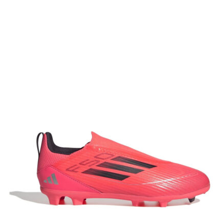 adidas F50 Junior Firm Ground Football Boots – Pink/Black