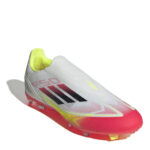 adidas F50 Firm Ground Football Boots – White/Red - Image 3