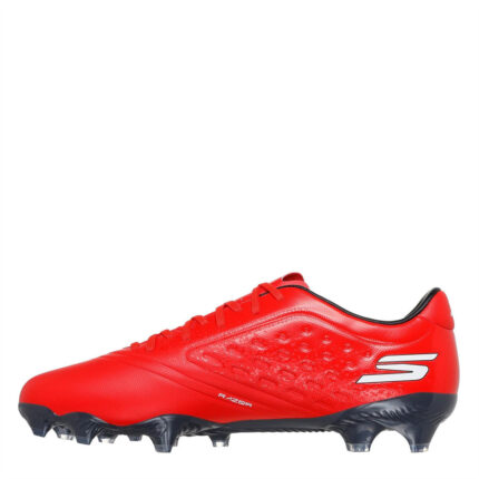 Skechers Razor Firm Ground Football Boots – Red/Black – view 2