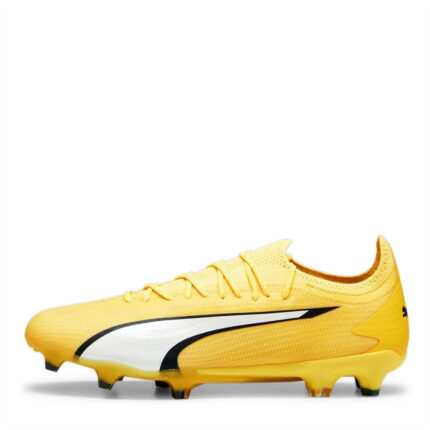 Puma Ultra Firm Ground Football Boots – Yellow/White – view 2