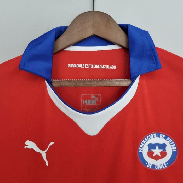 Retro Chile 2014 Home Jersey - Image 4