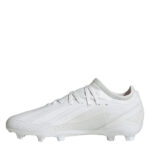 adidas X Crazyfast Junior Firm Ground Football Boots – White/White – view 8