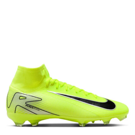 Nike Zoom Mercurial Superfly 10 Firm Ground Football Boots – Volt/Black