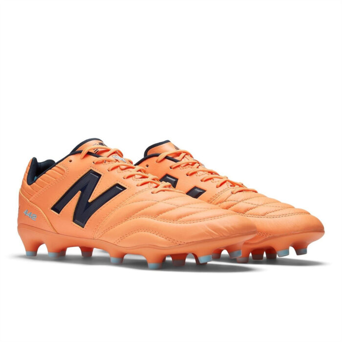 New Balance 442 V2 Firm Ground Football Boots – Orange/Navy – view 5