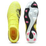 Puma Future 8 Firm Ground Football Boots – Yellw/Black/Sun - Image 3