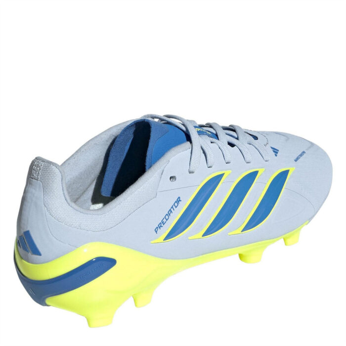 adidas Predator Junior Firm Ground Football Boots – Blue/Yellow – view 4