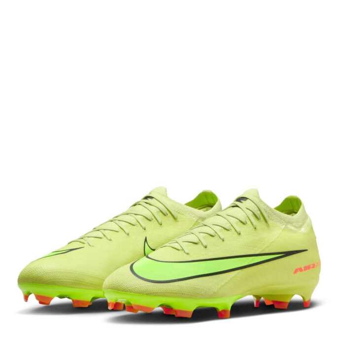 Nike Zoom Mercurial Vapor 16 Firm Ground Football Boots – Volt/Crimson – view 4