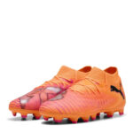 Puma Future 8 Junior Firm Ground Football Boots – Orange/Black