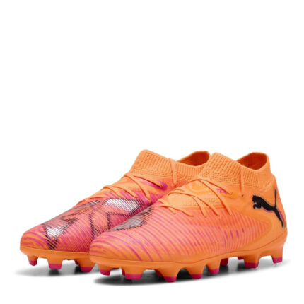 Puma Future 8 Junior Firm Ground Football Boots – Orange/Black