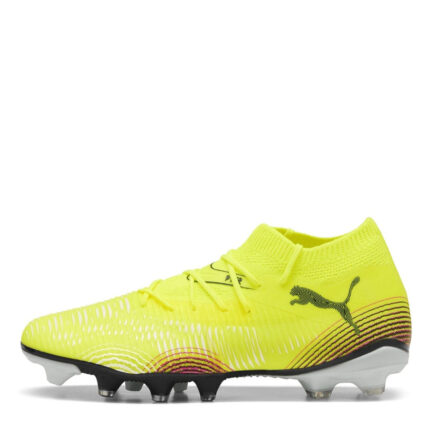 Puma Womens Future 8 Firm Ground Football Boots – Yellow/Black – view 2