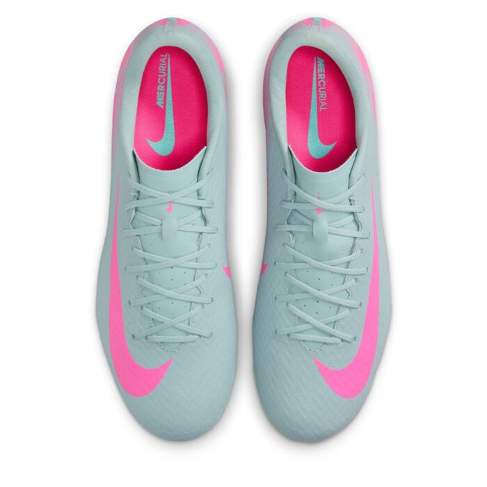 Nike Mercurial Vapor 16 Artificial Ground Football Boots – Grey/Pink – view 6