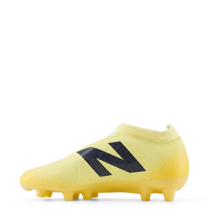 New Balance Tekela V4+ Magique Junior Firm Ground Football Boots – Orange/Black – view 2