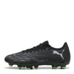 Puma Future 8 Firm Ground Football Boots – Black/Green – view 8