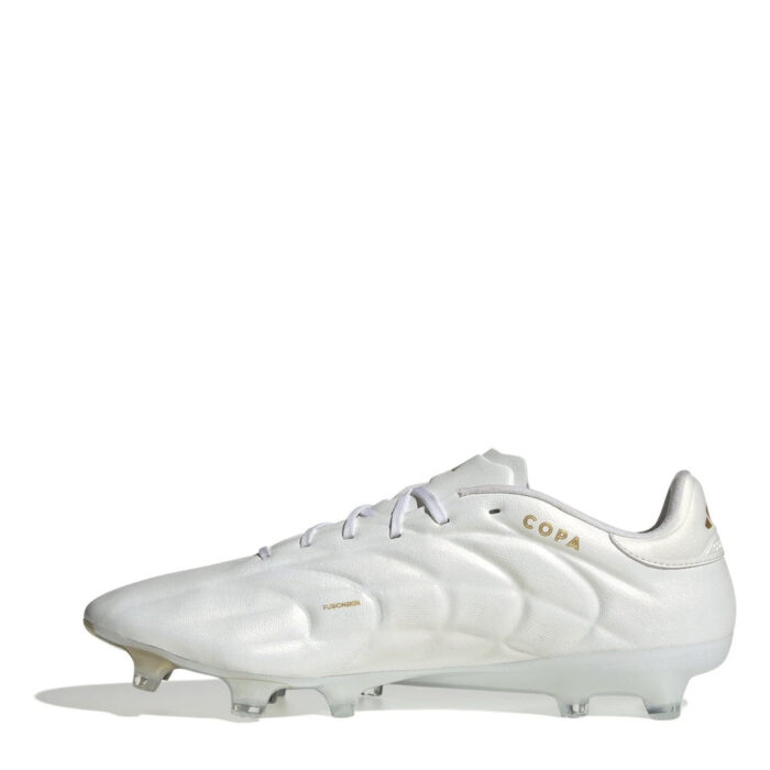 adidas Copa Pure Firm Ground Football Boots – White/Wht/Gold - Image 2