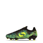 Sondico Blaze Junior Firm Ground Football Boots – Black/Green – view 8
