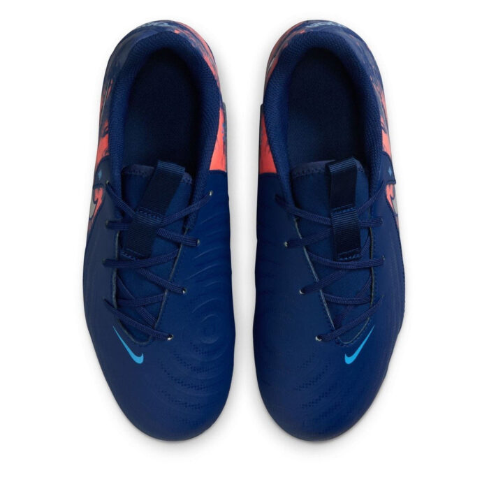 Nike Phantom Gx Ii Junior Firm Ground Football Boots – Blue/Chrome - Image 6