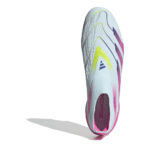 adidas Predator 24 Firm Ground Football Boots – White/Blue - Image 5