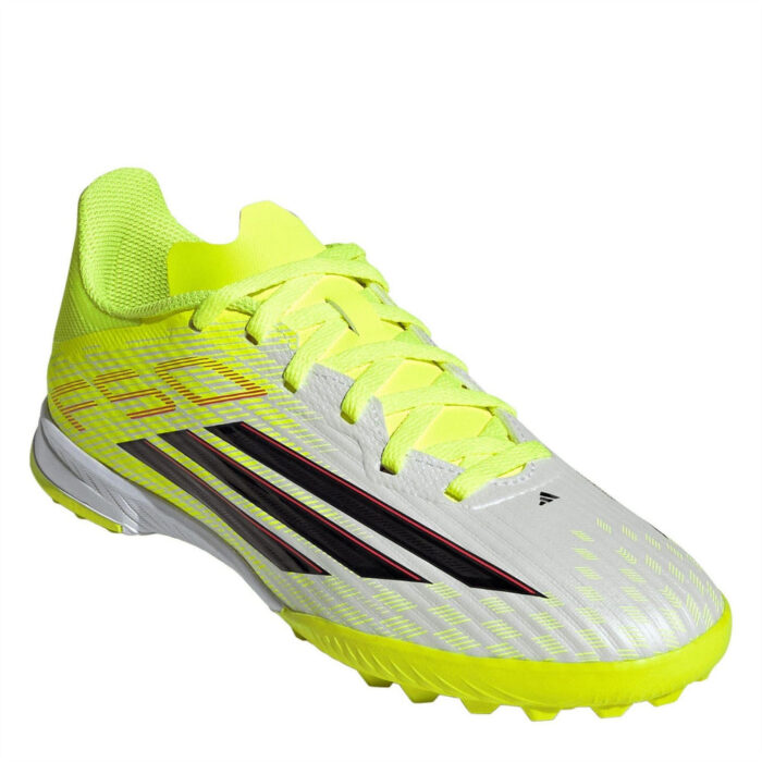 adidas F50 Messi Junior Turf Football Boots – Solar Yellow – view 3