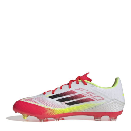 adidas Messi F50 Firm Ground Football Boots – White/Red – view 2