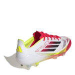 adidas F50 Soft Ground Football Boots – White/Red – view 4