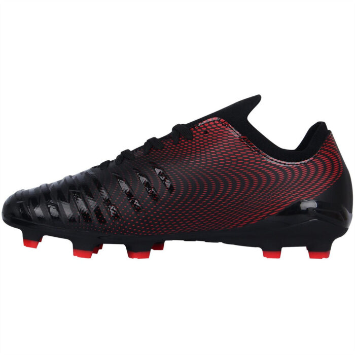 Sondico Blaze Junior Firm Ground Football Boots – Black/Red – view 4