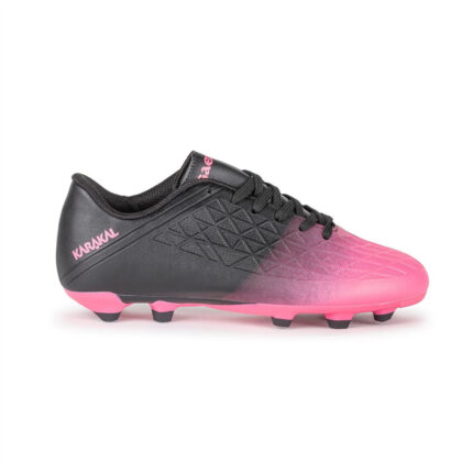 Karakal Gaelic 3 Junior Firm Ground Football Boots – Black/Pink – view 2