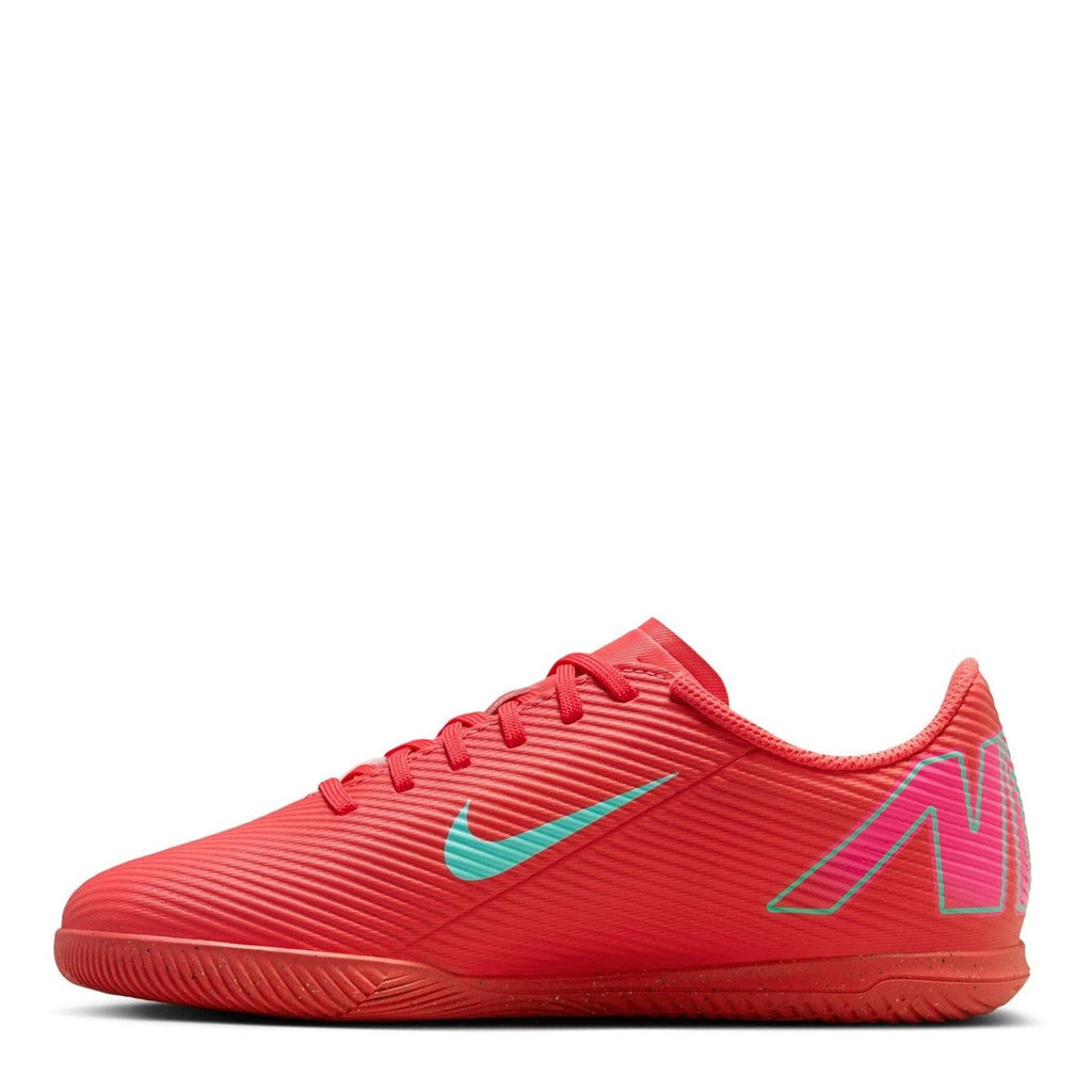 Nike Mercurial Vapor 16 Junior Indoor Football Boots – Red/Green – view 2