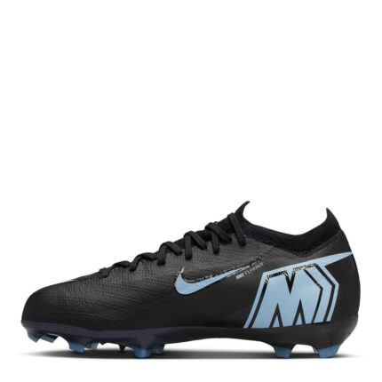 Nike Mercurial Vapor 16 Junior Firm Ground Football Boots – Black/Blue – view 2