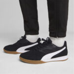 Puma Top Indoor Football Boots – Black/White – view 3