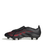adidas Predator Soft Ground Football Boots – Black/Grey – view 2