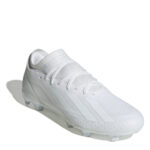 adidas X Crazyfast Firm Ground Football Boots – White/White – view 3