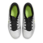 Nike Tiempo Legend 10 Junior Firm Ground Football Boots – Silver/Volt – view 5