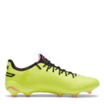 Puma King Firm Ground Football Boots – Green/Black - Image 4
