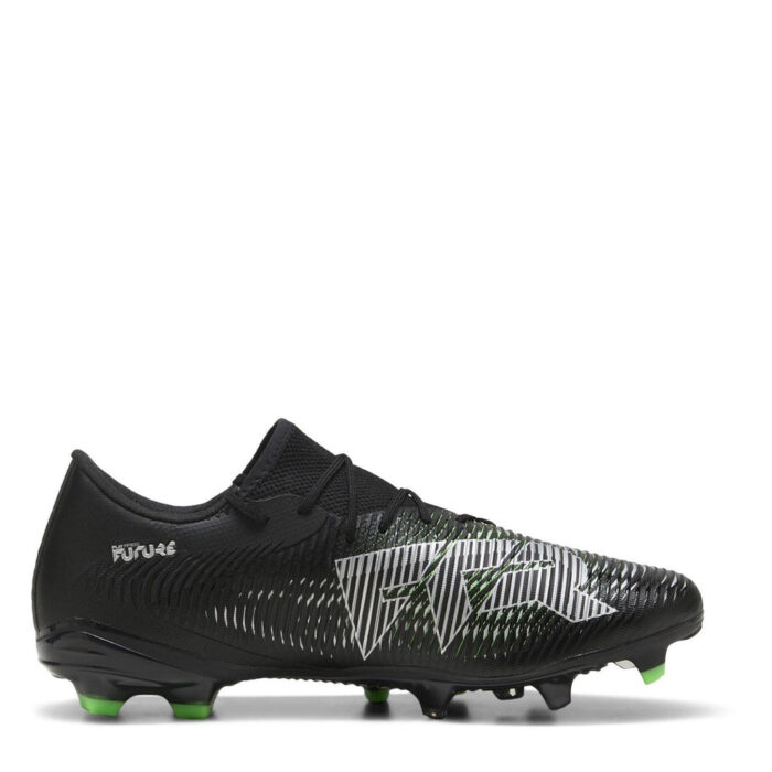 Puma Future 8 Firm Ground Football Boots – Black/Green - Image 4