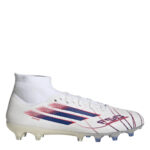 adidas Womens F50 Sparkfusion Firm Ground Football Boots – White/Blue/Red