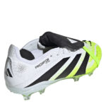adidas Predator Junior Firm Ground Football Boots – White/Blk/Lemon – view 4