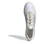 adidas F50 Firm Ground Football Boots – White/Gold/Wht – view 5