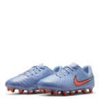 Nike Tiempo Legend 10 Junior Firm Ground Football Boots – Blue/Black - Image 4