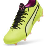 Puma King Firm Ground Football Boots – Green/Black - Image 6