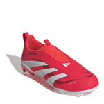 adidas Predator Junior Firm Ground Football Boots – Red/White – view 3