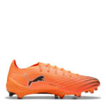 Puma Womens Ultra 6 Firm Ground Football Boots – Orange/Black – view 4