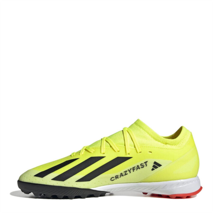 adidas X Crazyfast Turf Football Boots – Yellow/Blk/Wht – view 8