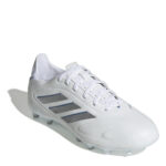 adidas Copa Pure 3 Junior Firm Ground Football Boots – White/Silver – view 3