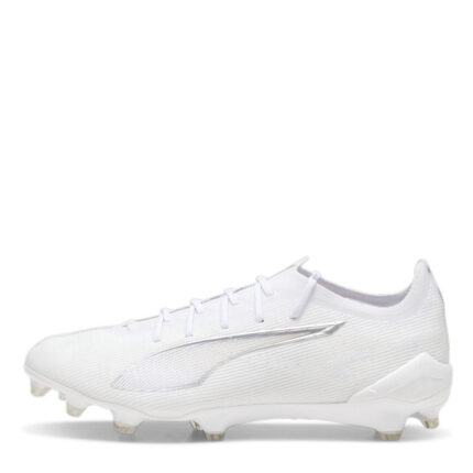 Puma Ultra 5 Firm Ground Football Boots – White/White – view 2