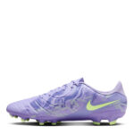Nike Tiempo Legend 10 Firm Ground Football Boots – Purple/Volt - Image 2