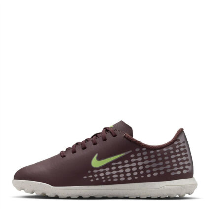 Nike Mercurial Vapor 16 Junior Turf Football Boots – Plum/Silver – view 2