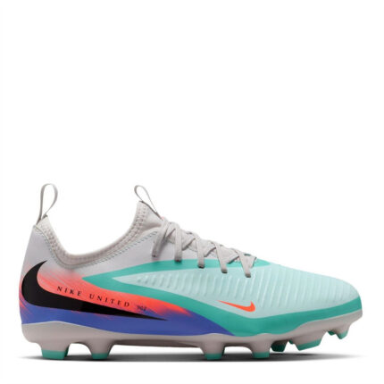 Nike Phantom 6 Junior Firm Ground Football Boots – Green/Orange